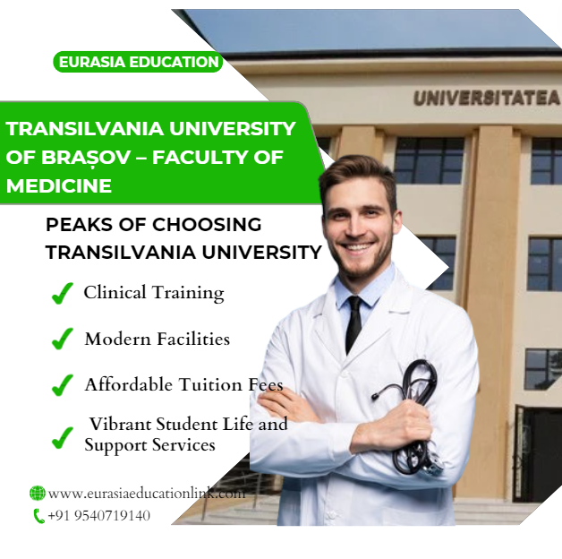 Peaks Of Choosing Transilvania University of Brașov's Faculty of Medicine.