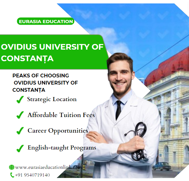 Studying Medicine, Bachelor of Surgery (MBB) at Ovidius University of Constanța