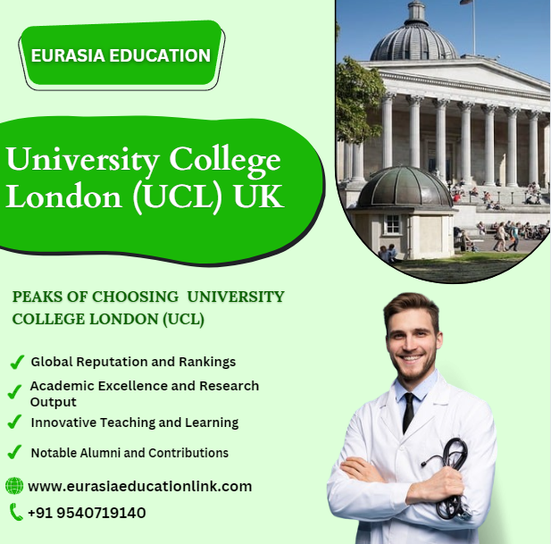 Studying at  University College London (UCL), UK